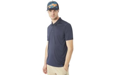 Image of Oakley Divisonal Polo - Mens, Light Grey, Large 433690-202-L