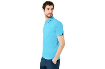Image of Oakley Divisonal Polo - Mens, Atomic Blue, Extra Large, 433690-6B2-XL