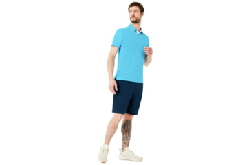 Image of Oakley Divisonal Polo - Mens, Atomic Blue, Extra Large, 433690-6B2-XL