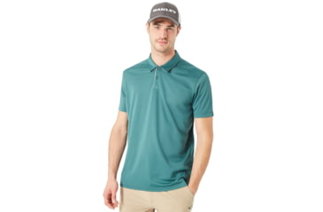 Image of Oakley Divisonal Polo - Mens, Balsam, Large, 433690-6A9-L