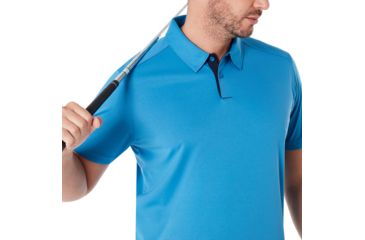 Image of Oakley Divisonal Polo - Mens, California Blue, Large, 433690-6CS-L