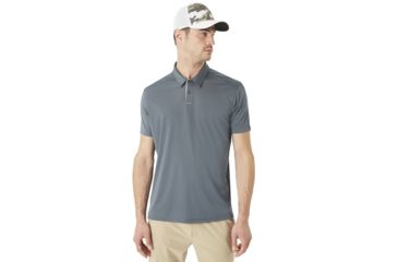 Image of Oakley Divisonal Polo - Mens, Dark Slate, Extra Large, 433690-94A-XL