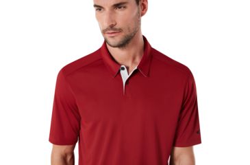 Image of Oakley Divisonal Polo - Mens, Iron Red, Medium, 433690-80U-M