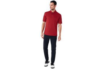 Image of Oakley Divisonal Polo - Mens, Iron Red, Medium, 433690-80U-M