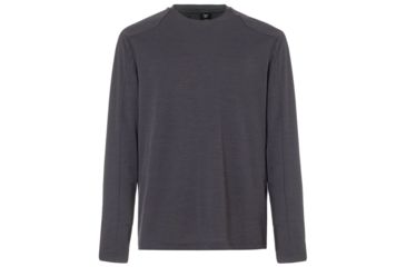 Image of Oakley Enhance Long Sleeve Crew 8.7.02 - Mens, Forged Iron, 2XL, 434249-24J-XXL