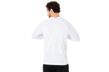 Image of Oakley Enhance Long Sleeve Crew 8.7.02 - Mens, White, Large, 434249-100-L