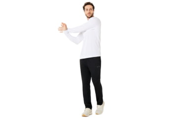 Image of Oakley Enhance Long Sleeve Crew 8.7.02 - Mens, White, Large, 434249-100-L