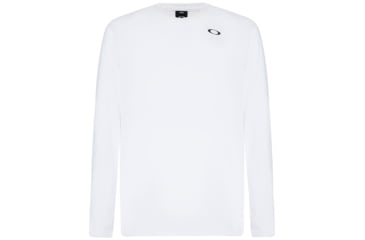 Image of Oakley Enhance Long Sleeve Crew 8.7.02 - Mens, White, Large, 434249-100-L