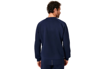 Image of Oakley Enhance QD Fleece Crew Jacket 9.7 - Mens, Foggy Blue, Extra Large, 472586-6FB-XL