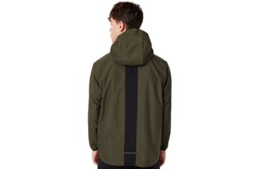 Image of Oakley Enhance Wind Anorak Jacket 2.7 - Mens, New Dark Brush, Medium, 412820-86L-M