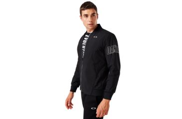 Image of Oakley Enhance Wind Warm Mil Jacket - Mens, Blackout, Large, 412819-02E-L