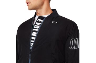 Image of Oakley Enhance Wind Warm Mil Jacket - Mens, Blackout, Large, 412819-02E-L