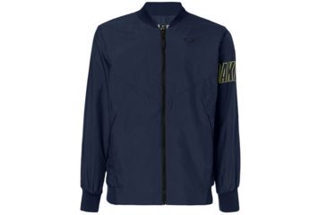 Image of Oakley Enhance Wind Warm Mil Jacket - Mens, Foggy Blue, Medium, 412819-6FB-M