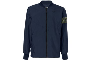 Image of Oakley Enhance Wind Warm Mil Jacket - Mens, Foggy Blue, Large, 412819-6FB-L