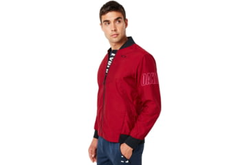 Image of Oakley Enhance Wind Warm Mil Jacket - Mens, Raspberry, Large, 412819-45A-L