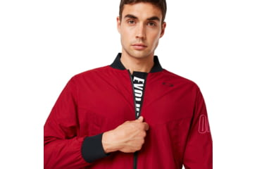 Image of Oakley Enhance Wind Warm Mil Jacket - Mens, Raspberry, Large, 412819-45A-L