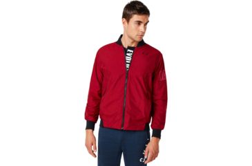 Image of Oakley Enhance Wind Warm Mil Jacket - Mens, Raspberry, Large, 412819-45A-L