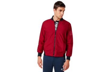 Image of Oakley Enhance Wind Warm Mil Jacket - Mens, Raspberry, Medium, 412819-45A-M