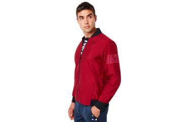 Image of Oakley Enhance Wind Warm Mil Jacket - Mens, Raspberry, Medium, 412819-45A-M