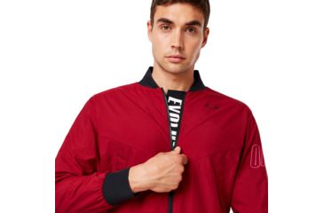 Image of Oakley Enhance Wind Warm Mil Jacket - Mens, Raspberry, Medium, 412819-45A-M