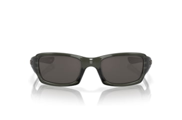Image of Oakley Fives Squared Mens Sunglasses Grey Smoke Frame, Warm Grey Lens OO9238-05