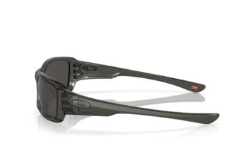 Image of Oakley Fives Squared Mens Sunglasses Grey Smoke Frame, Warm Grey Lens OO9238-05