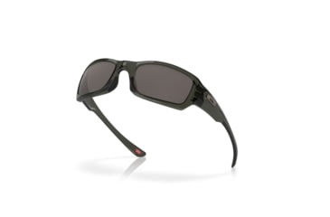 Image of Oakley Fives Squared Mens Sunglasses Grey Smoke Frame, Warm Grey Lens OO9238-05