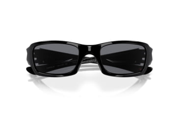 Image of Oakley Fives Squared Mens Sunglasses Polished Black Frame, Grey Lens OO9238-04