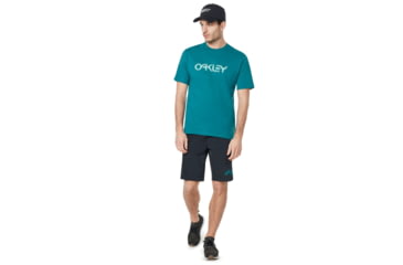 Image of Oakley Foggy Oakley Tee - Mens, Foggy Blue, Extra Large 457527-6FB-XL