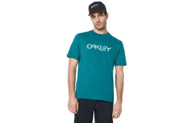 Image of Oakley Foggy Oakley Tee - Mens, Foggy Blue, Extra Large 457527-6FB-XL