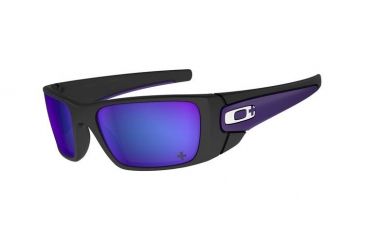 Image of Oakley Fuel Cell Carbon Frame w/ Violet Iridium Lenses Sunglasses OO9096-36