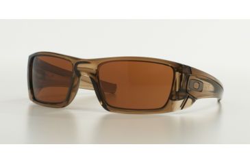 Image of Oakley Fuel Cell Sunglasses 909602-60 - Polished Brown Smoke Frame, Dark Bronze Lenses