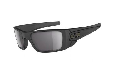 Image of Oakley Fuel Cell Sunglasses - Matte Black Frame w/ Grey Polarized Lenses OO9096-05