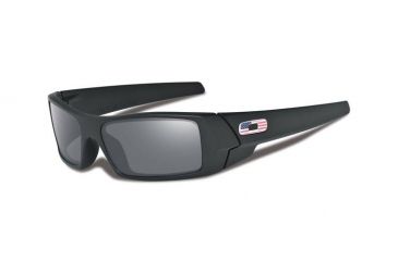 Image of Oakley SI Gascan Sunglasses, Matte Black Frame, Grey Lens 11-192