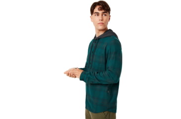 Image of Oakley Icon Hooded Shirt - Mens, Planet, Extra Large, 401925-74D-XL