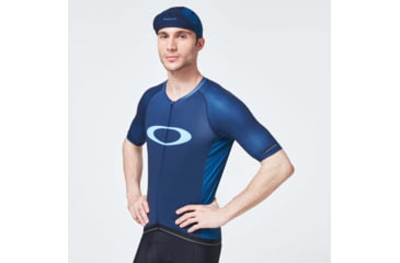 Image of Oakley Icon Jersey 2.0 Cycling T-Shirt - Mens, Black Iris, Extra Small, FOA400596-6DG-XS