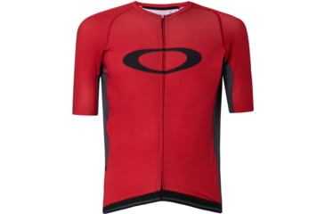 Image of Oakley Icon Jersey 2.0 Cycling T-Shirt - Mens, High Risk Red, Large, FOA400596-43A-L