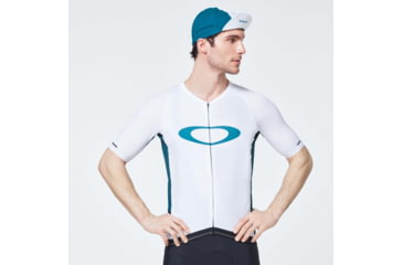 Image of Oakley Icon Jersey 2.0 Cycling T-Shirt - Mens, White, Large, FOA400596-100-L
