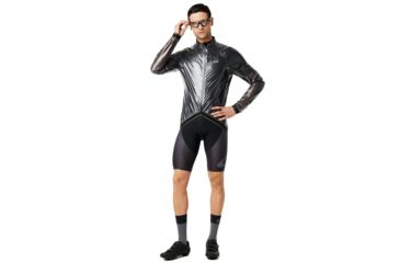 Image of Oakley Jawbreaker Road Jacket - Mens, Blackout, Large, 412430A-02E-L