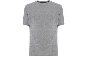 Image of Oakley Link Short Sleeve Top - Mens, Athletic Heather Grey, Large, 433994-24G-L