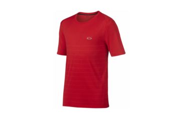 Image of Oakley Link Ss Stripe Top - Mens, Poseidon, Large 434010-6A1-L