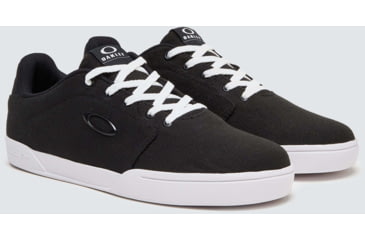 Image of Oakley Logo Canvas Flyer Sneaker - Mens, Jet Black, 8.5, 13551-01K-8.5