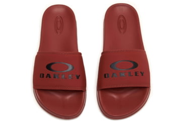 Image of Oakley Logo Ellipse Slide - Mens, Spicy Red, 7.5, 15205-43D-7.5