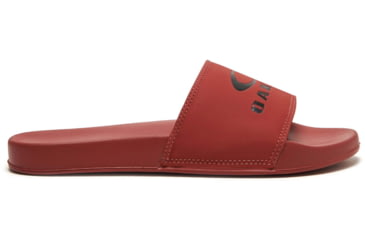 Image of Oakley Logo Ellipse Slide - Mens, Spicy Red, 7.5, 15205-43D-7.5