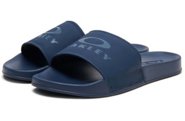 Image of Oakley Logo Ellipse Slide - Mens, Universal Blue, 7.0, 15205-6ZZ-7.0