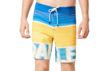 Image of Oakley Logo Shades Boarshort 18in - Mens, Foggy Blue, 36, 482571-6FB-36