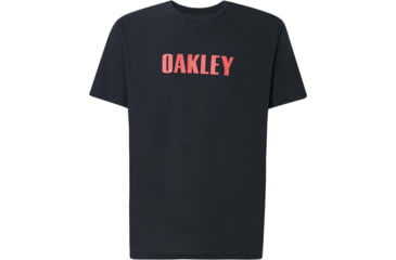 Image of Oakley Logo Stars Short Sleeve Tee - Mens, Blackout, Small, FOA400068-02E-S