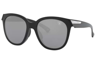 Image of Oakley Low Key OO9433 Sunglasses - Women's, Matte Black, Prizm Black, 54, OO9433-943322-54