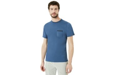 Image of Oakley Method Short Sleeve Solid - Mens, Blackout, Medium 434025-02E-M