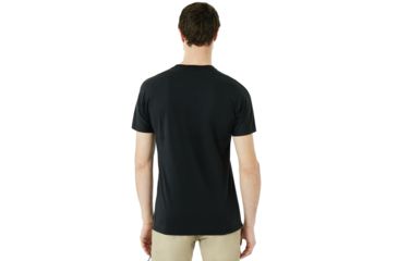 Image of Oakley Method Short Sleeve Stripe - Mens, Blackout, Extra Large 434024-02E-XL
